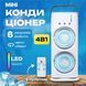 Акумуляторний подвійний вентилятор настільний зволожувач з охолодженням зволожувачем повітря переносний міні кондиціонер з пультом 1075drp фото 1