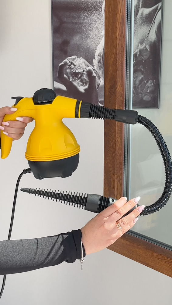 Пароочисник ручний універсальний Steam Cleaner DF-A001 1000вт 350 мл для прибирання меблів, кухні, авто 220 фото