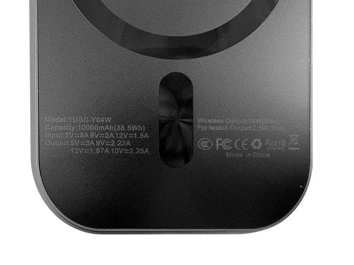 Повербанк TUGII Y04W 10000 mAh MagSafe PD 20 Вт QC 22,5 Вт 3 в 1 936drp фото