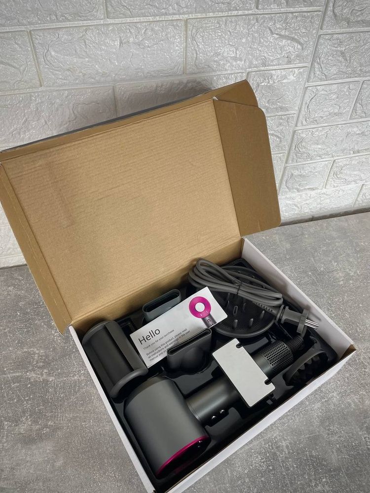 Професійний фен із насадками Super Hair Dryer 1600 Вт Потужний фен Supersonic 5в1 161 фото