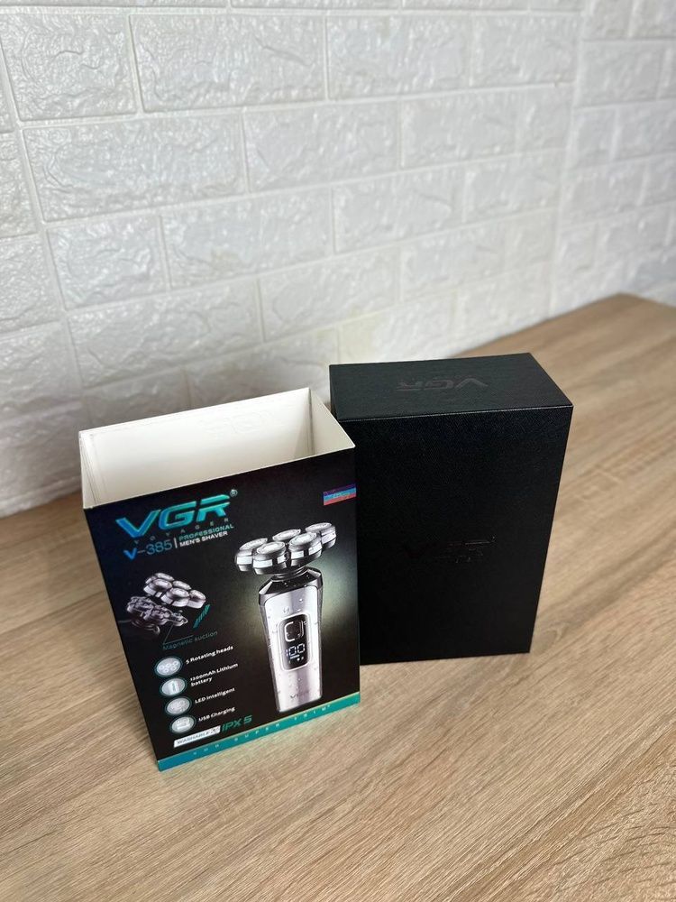 Електробритва акумуляторна підзарядка від USB VGR V-385  1006drp фото